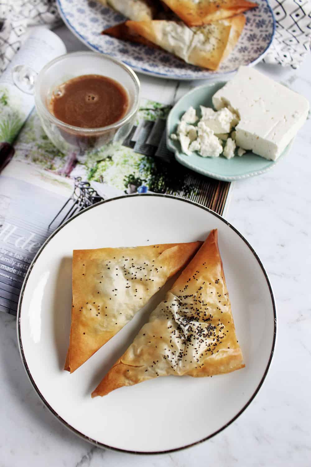 Borek Turco di Feta, Spinaci e Menta - Ricetta Tradizionale