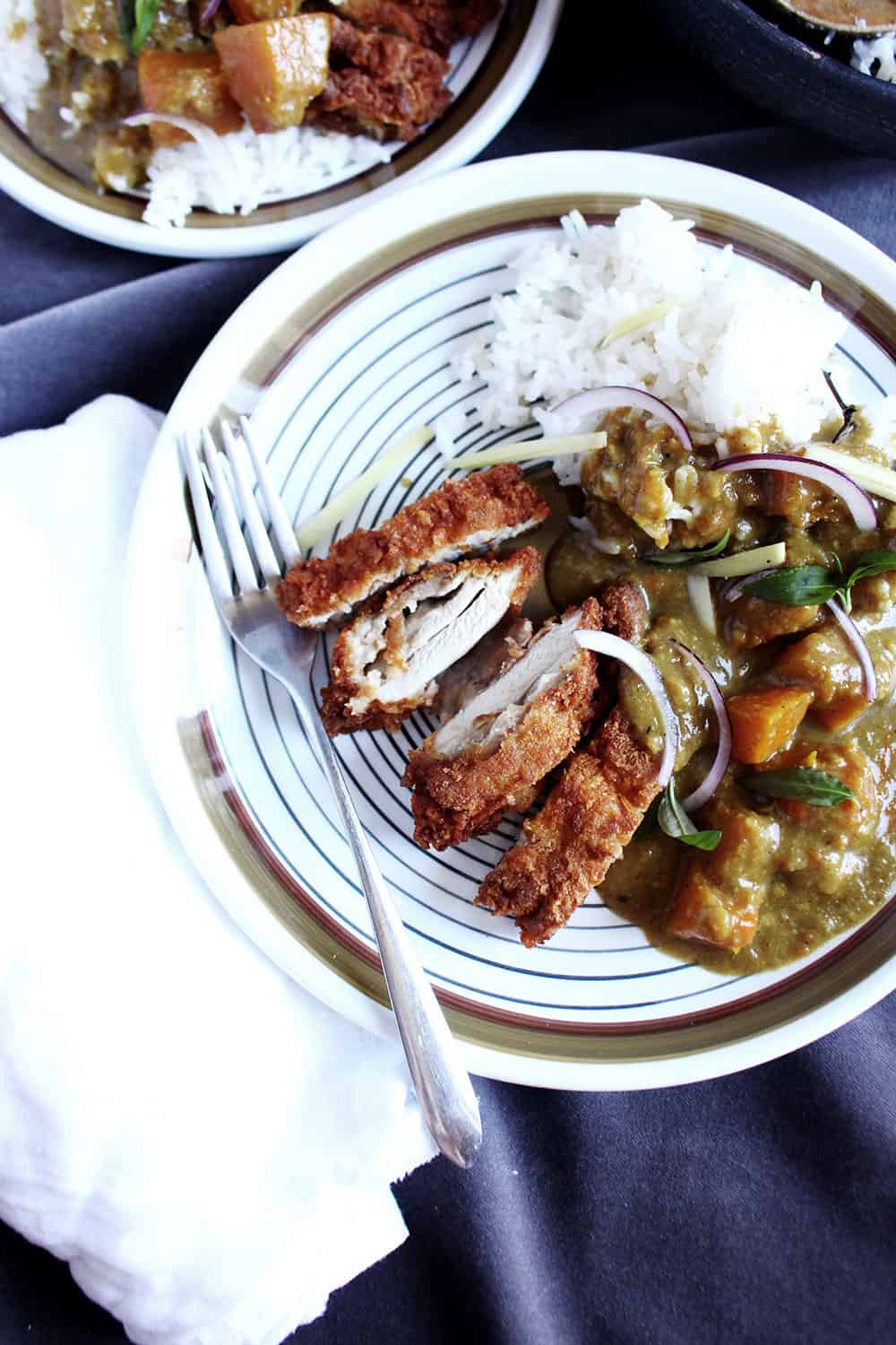 curry giapponese con pollo