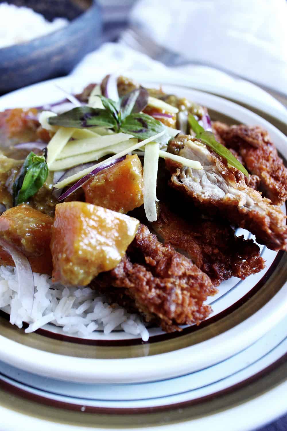 curry giapponese con pollo