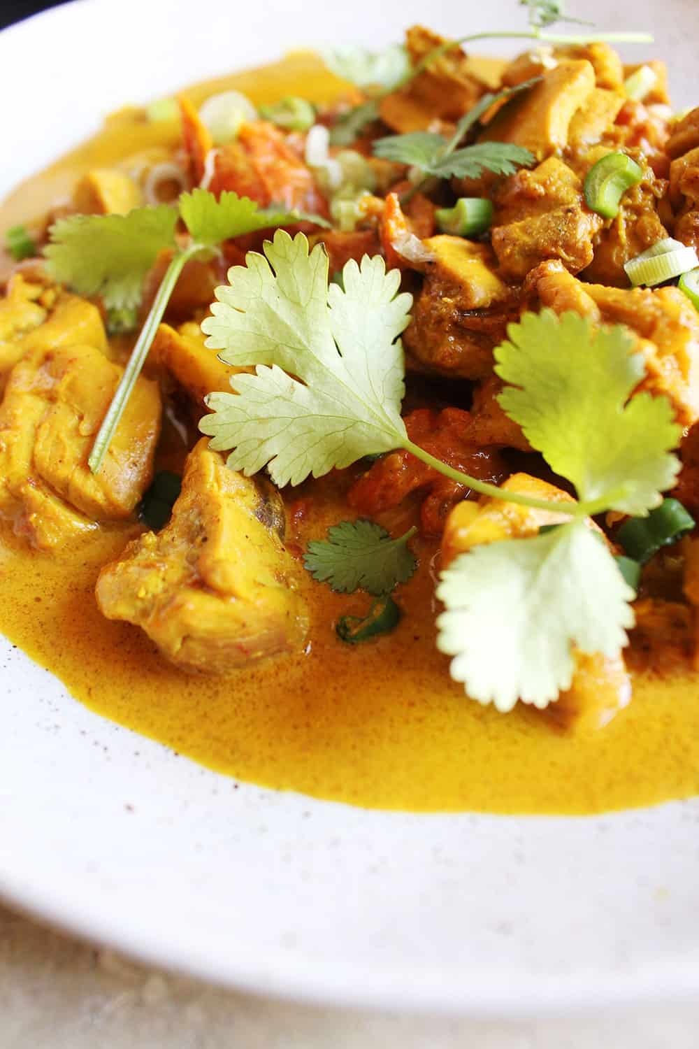 pollo al curry indiano