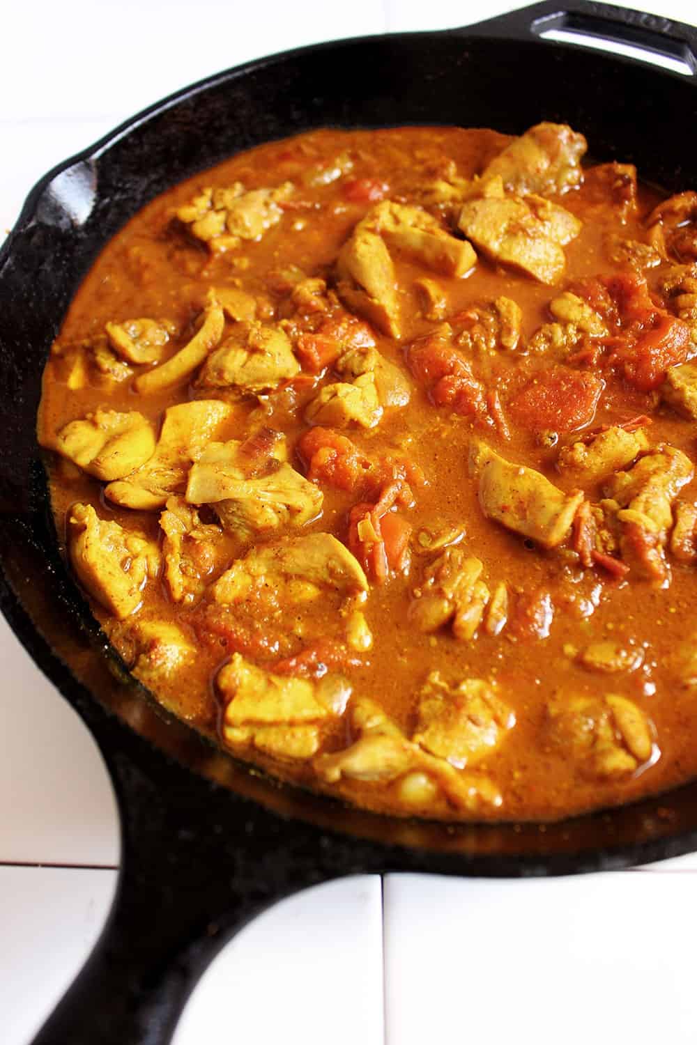 pollo al curry indiano